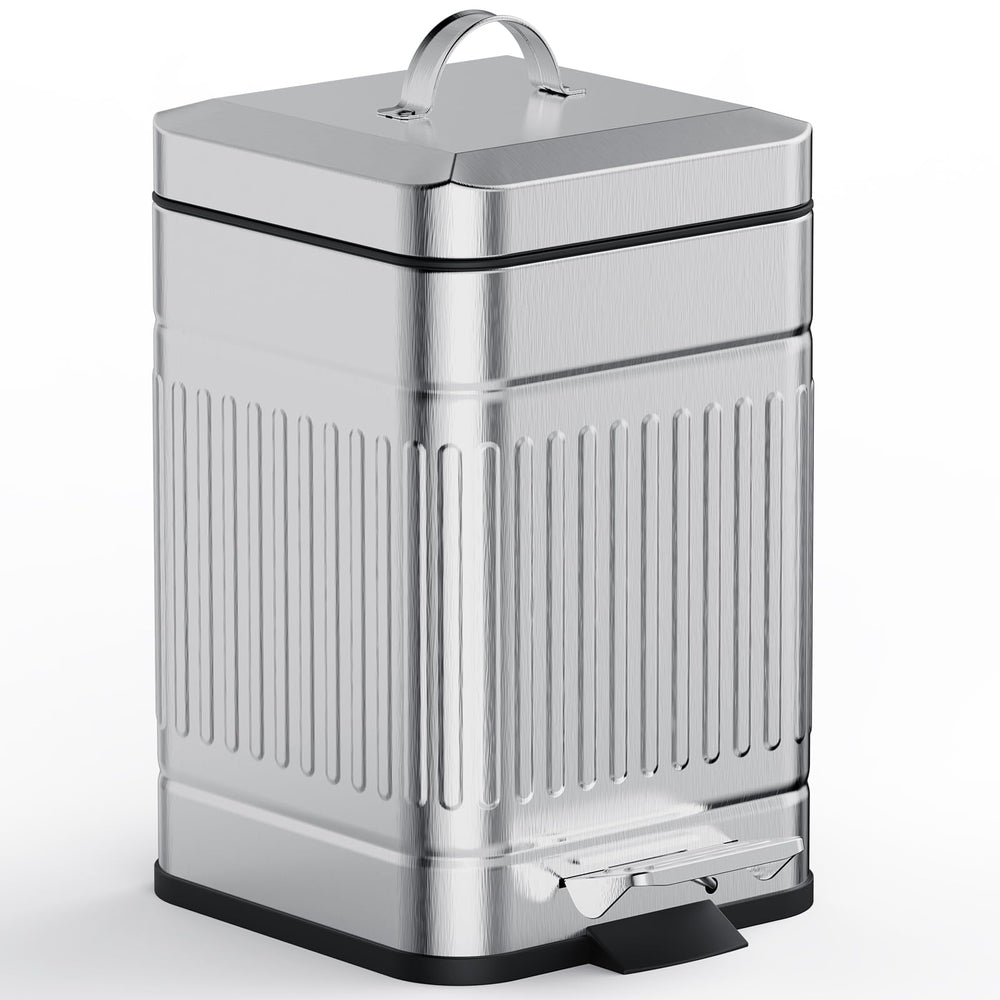 CEROELDA small trash can lid 5L with compact retro design for quiet disposal.