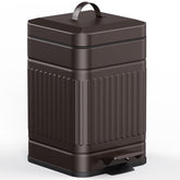 CEROELDA small trash can lid closed, showcasing quiet soft-close operation.