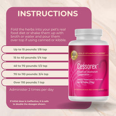 Cessorex dog ear health image suggests balanced skin and ear canal comfort