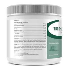 CEVA TRP-Tri-COX Soft Chews label highlights liver flavor for easy administration.