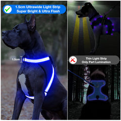 ChalkLit harness with USB-rechargeable battery powering the illuminated vest