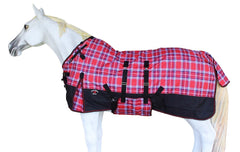 CHALLENGER 66-inch turnout blanket outer-shell protects in light rain during turnout.