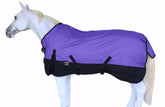 CHALLENGER 66in turnout blanket left view highlights waterproof protection for daily turnout