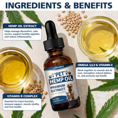 CHANUBITO Pets Hemp Oil topical application on skin for coat comfort.