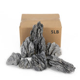 ChaoLeHo Seiryu stone aquarium rock closeup showing natural texture for aquascaping