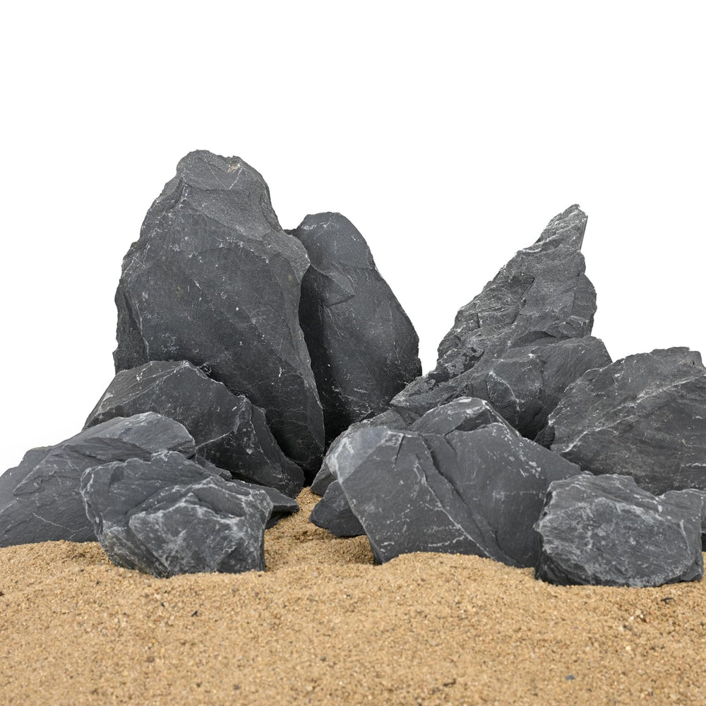 ChaoLeHo slate rocks for aquascaping create natural cliffs in your aquarium.