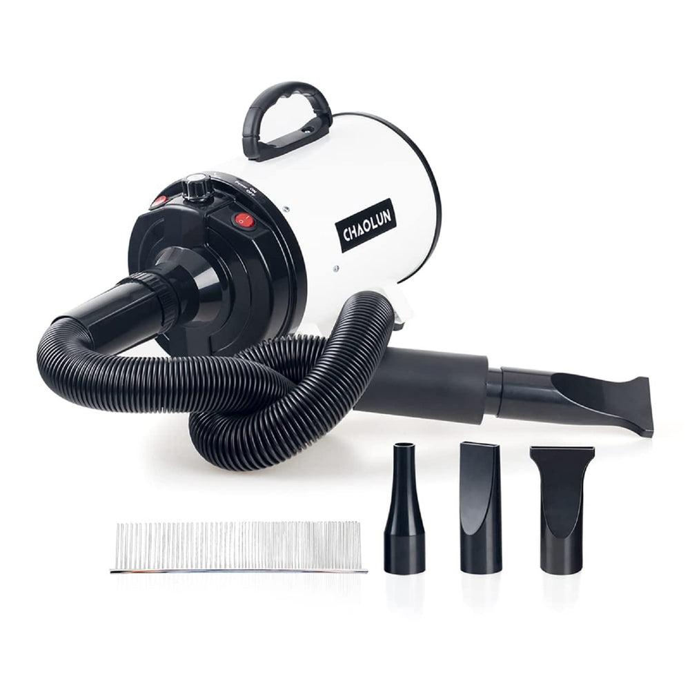 CHAOLUN dog dryer front view with powerful airflow for efficient grooming sessions.