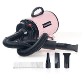 CHAOLUN dog dryer pink front view for efficient home grooming with adjustable heat.