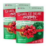 Charlee Bear Nuggets Shepherds Pie bag front showing two 6oz packs for daily rewards