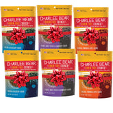 Charlee Bear training treats pack front showing low-calorie rewards