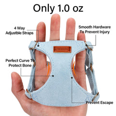 Chede harness release buckle closeup demonstrating easy on/off use