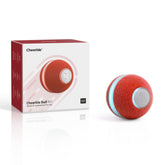 Cheerble cat ball toy with LED light for engaging night play