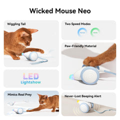 Cheerble Neo Mouse glow-nose detail sparks curious hunting-like engagement