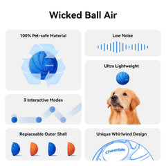 Cheerble Wicked Ball AIR replaceable shell demonstrates durable, eco-friendly design.