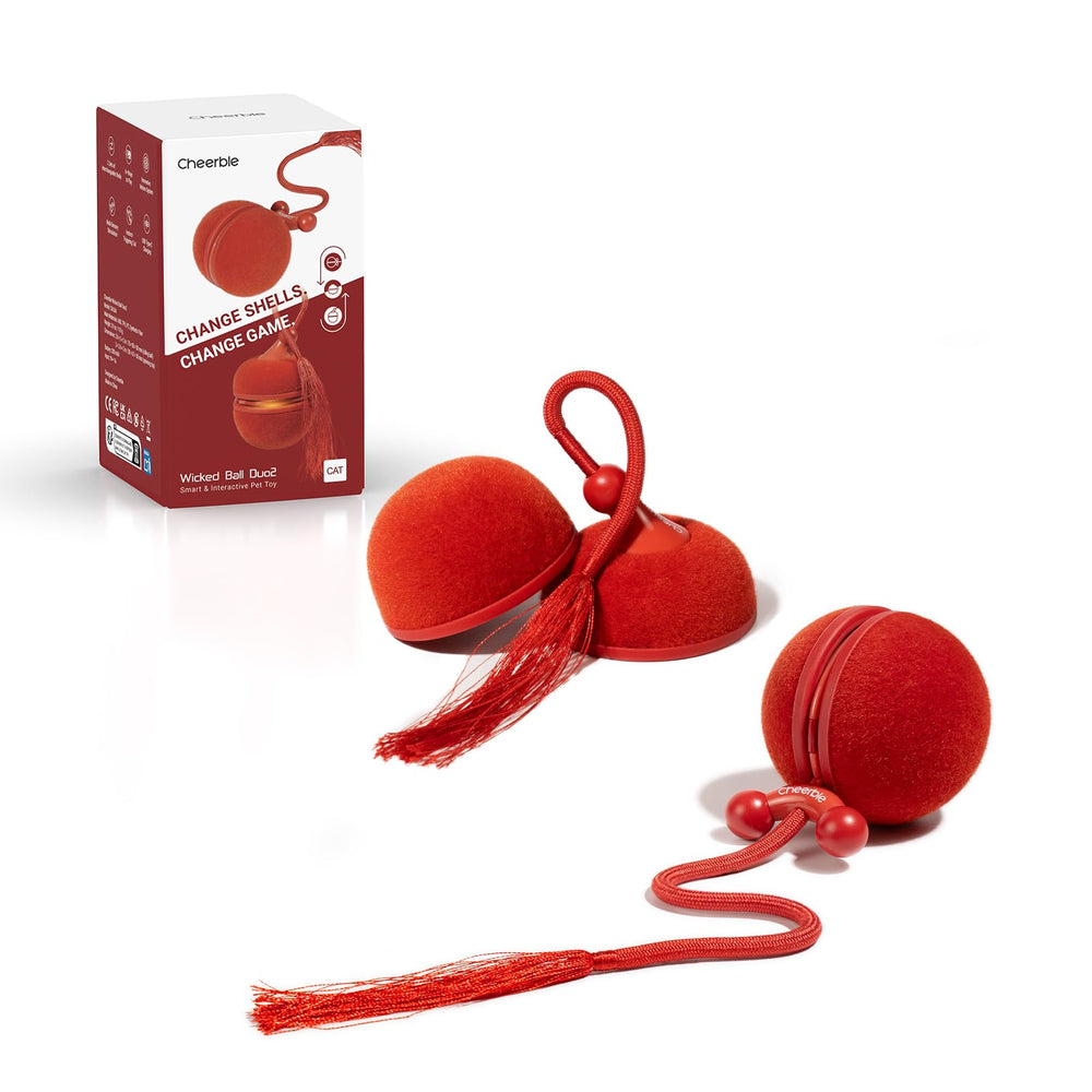 Cheerble Wicked Ball Duo2 rolling ball for indoor cats boosts exercise