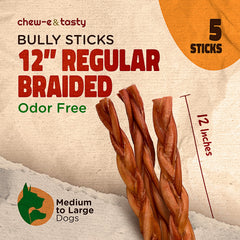 chew-e&tasty large dog beef chews closeup highlights pure beef ingredients and protein.