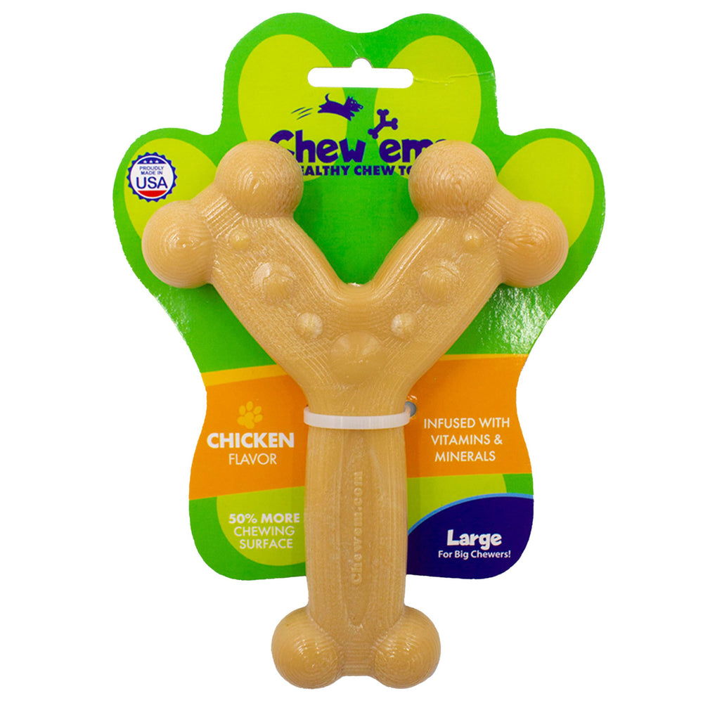 Chew'ems durable nylon chew toy for aggressive chewers with tough surface