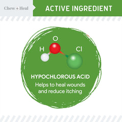 Chew + Heal Labs spray para zonas irritadas en perros, alivio rápido