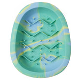 CHEWFFON lick mat bowl interior shows massage dots for paced meals.