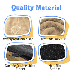 Chez Paw waterproof inner lining protects the mattress from spills.