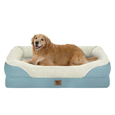 Chez Paw washable orthopedic large dog bed with 360-degree support for restful naps.