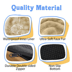 Chez Paw Waterproof Inner Lining image demonstrates spill protection and durable bedding.