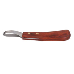 CHICIRIS double edged hoof knife with curved blade for precise hoof trimming.