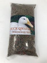 Chicken Love Duck Quackers bag-front, nutritious treat for ducks and pond birds.
