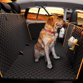 Chilino back-seat extender dog hammock showing extended space for large dogs.