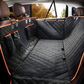 Chilino dog car seat cover waterproof hammock protects backseat from spills and claws