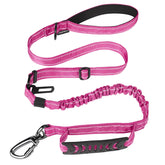 Chioratree heavy duty dog leash pink padded handle for comfortable daily walks