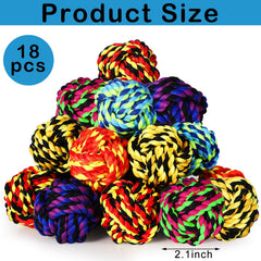 Close-up of Chitidr rope ball stitching highlighting durability for tough chewers.