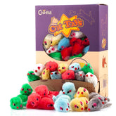 CHIWAVA ratón peludo marrón para juego interactivo con gatos
