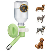 Choco Nose patented no-drip nozzle shown delivering mess-free hydration to pets.