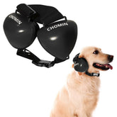 CHOMIN dog ear muffs in black offer compact protection during fireworks