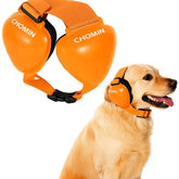 CHOMIN dog ear muffs orange small size with adjustable strap for secure fit.