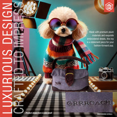 Chomp Haus Grrroach large-size 8.4x5.5 inches suits medium to large dogs.