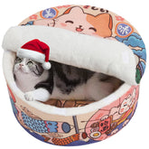 寵幸 ramen noodle bed warm plush fur for cozy pet comfort