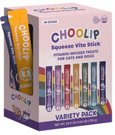 Choolip Squeeze Vita Stick 49-count pack highlights bulk value for multi-pet households