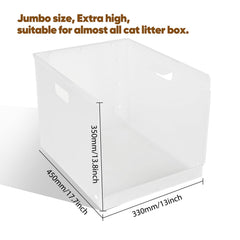 CHQZYX seamless bottom design preventing leaks and litter escape
