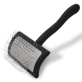 Chris Christensen Big K Slicker Brush tackles dense coats for easier grooming.
