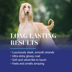 Chris Christensen Ice on Ice results: coat feels soft, silky, and more manageable.