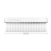 Chris Christensen NTS Staggered Buttercomb 6in handle closeup for precise grooming