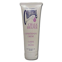 Deep conditioning action of Colestral Chalk Helper for moisture restoration