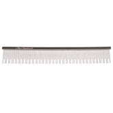 Chris Christensen 6in cat carding dual-tooth butter comb hands-on use for smooth grooming and gentle detangling.