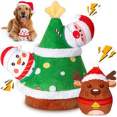 Christmas Dog Toys Christmas Tree toy encourages interactive play and festive celebrations