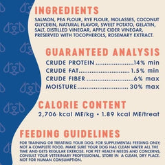 CHRONOS Dog Bites Salmon soft chewy treats perfect for savory rewards during training sessions
