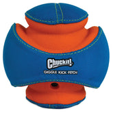 ChuckIt Kick Fetch small front-view giggle ball for engaging outdoor play.