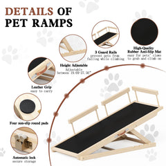 Chuiendi pine wood construction for durable pet steps