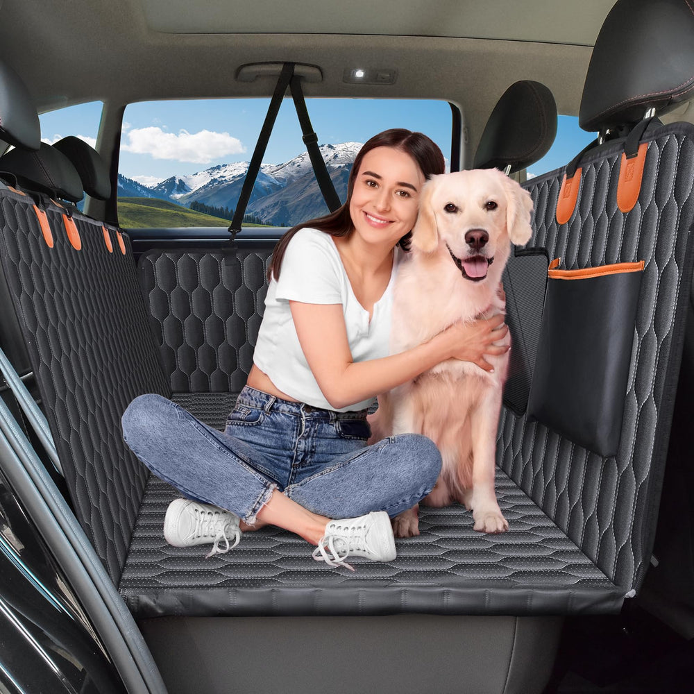 Chumajor back-seat extender creates a secure, spacious dog bed on car seats.